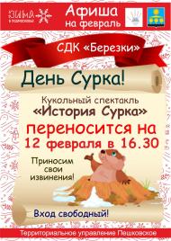 Афиша "День Сурка"