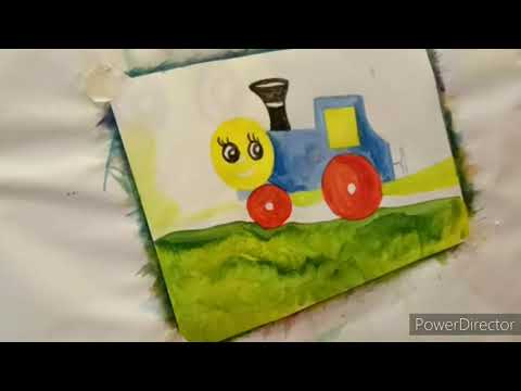 Иллюстрация к мультфильму «Паровозик из Ромашкова»