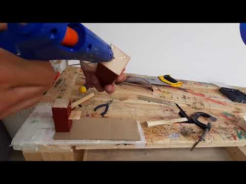 Тема: изготовление поделки "Канатная дорога".