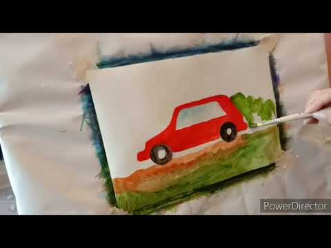 Сегодня на нашем мастер-классе мы нарисуем "Машинку-игрушку".
